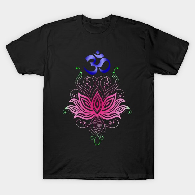 Lotus-OM T-Shirt by rsrlivearts